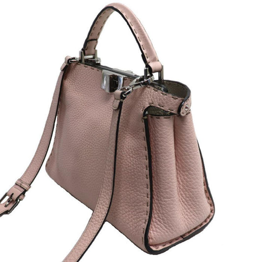 Pink Fabric Fendi Peekaboo