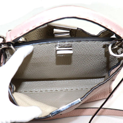 Pink Fabric Fendi Peekaboo