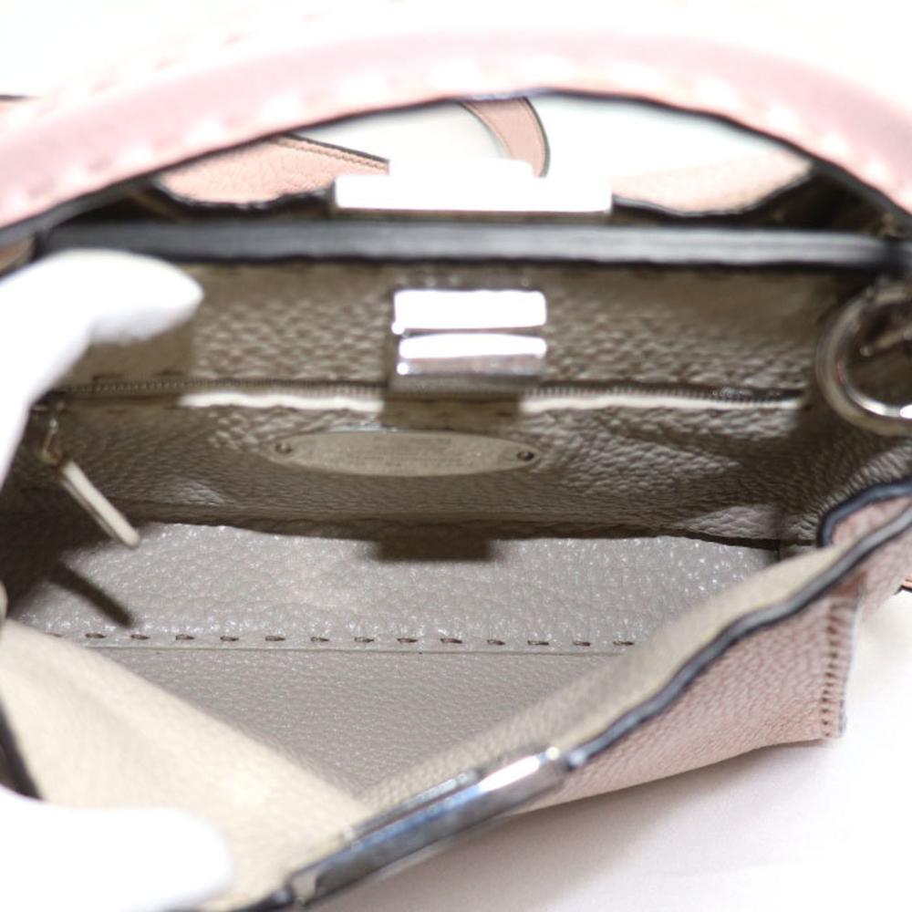 Pink Fabric Fendi Peekaboo