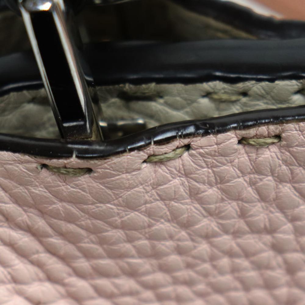 Pink Fabric Fendi Peekaboo