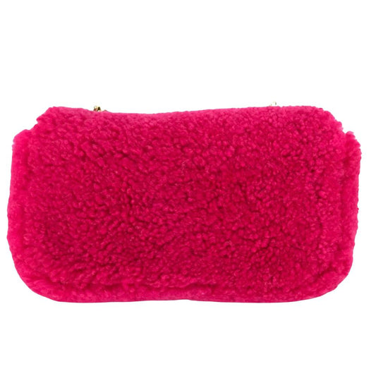 Pink Fur Fendi Baguette