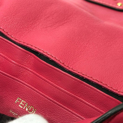 Pink Leather Fendi Baguette