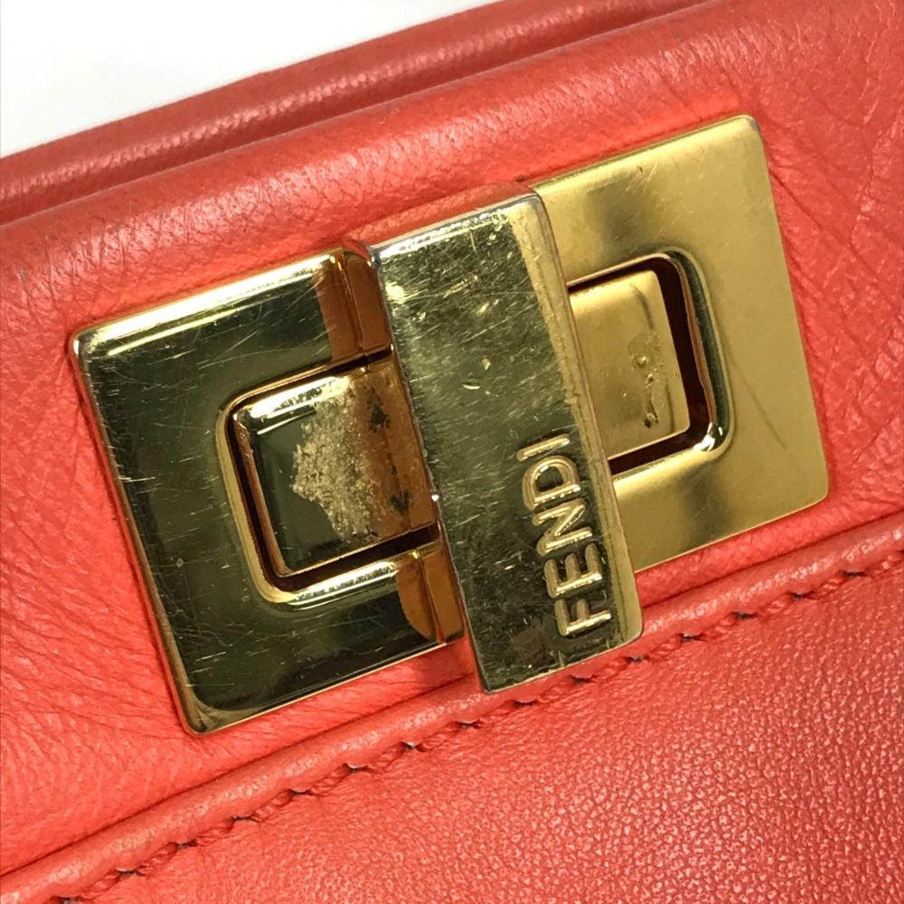 Pink Leather Fendi Handbag