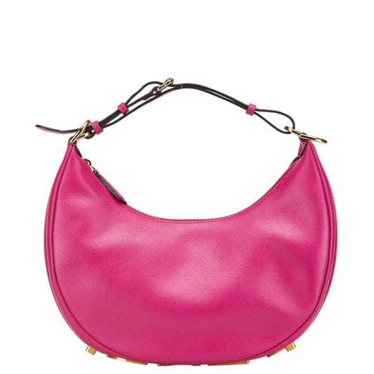 Pink Leather Fendi Handbag