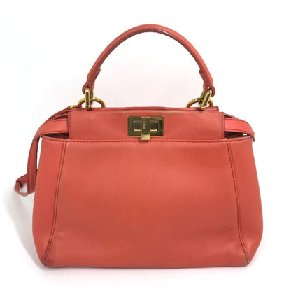 Pink Leather Fendi Handbag