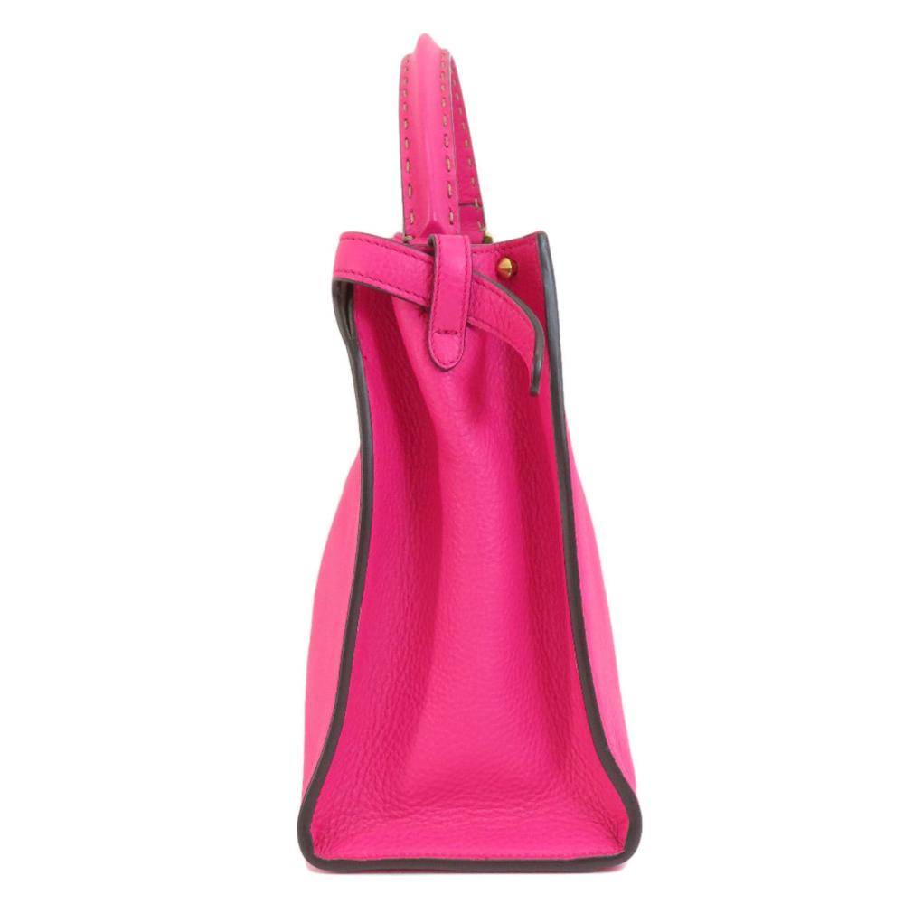 Pink Leather Fendi Peekaboo