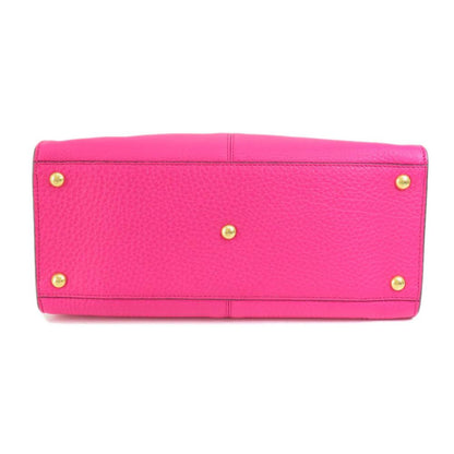Pink Leather Fendi Peekaboo