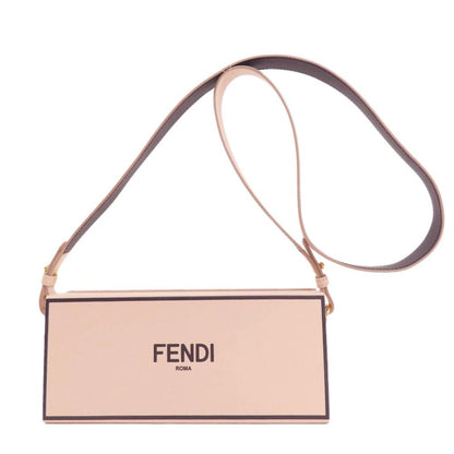 Pink Leather Fendi Shoulder Bag