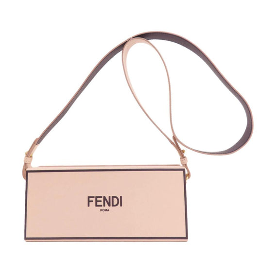 Pink Leather Fendi Shoulder Bag