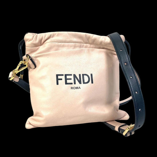 Pink Leather Fendi Shoulder Bag