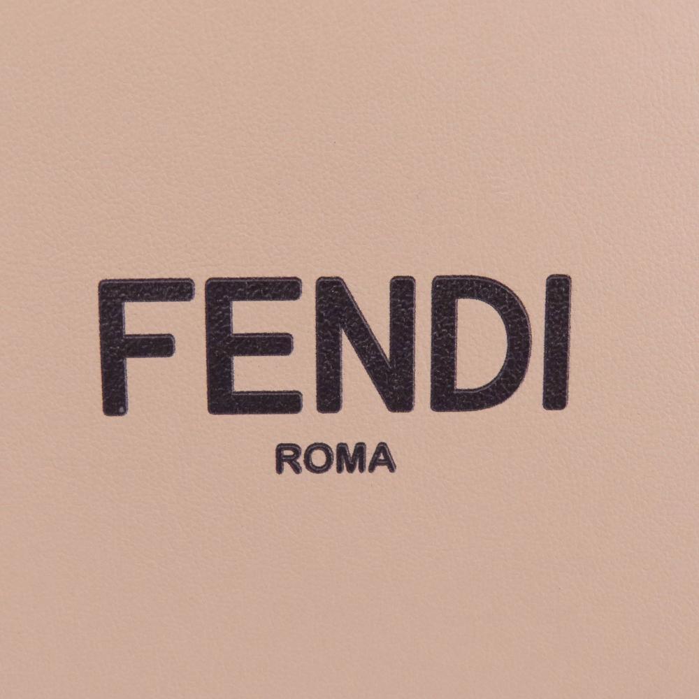 Pink Leather Fendi Shoulder Bag