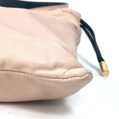 Pink Leather Fendi Shoulder Bag