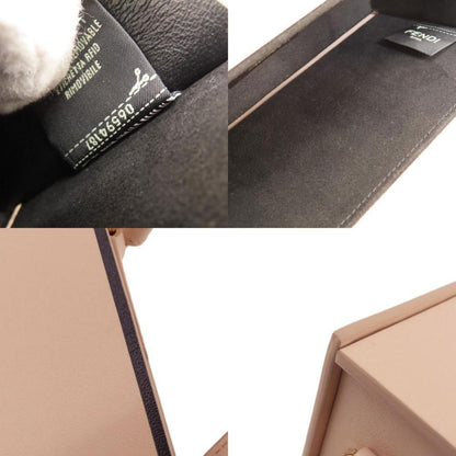Pink Leather Fendi Shoulder Bag