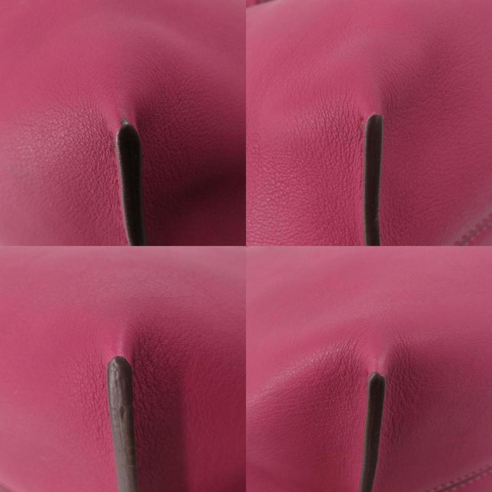 Pink Leather Fendi Tote