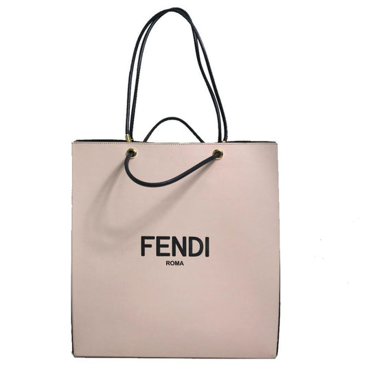 Pink Leather Fendi Tote