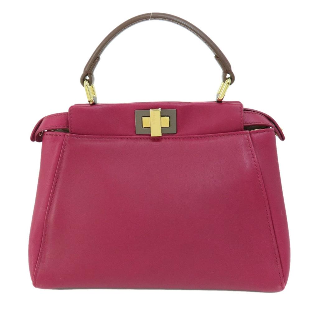 Purple Fabric Fendi Peekaboo