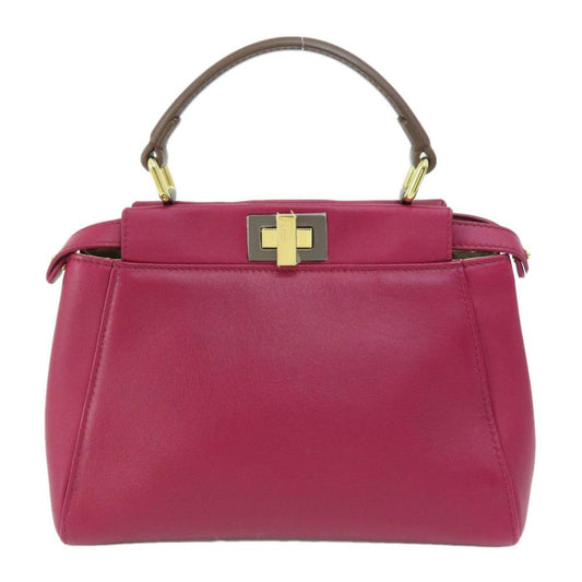 Purple Fabric Fendi Peekaboo