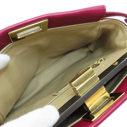 Purple Fabric Fendi Peekaboo