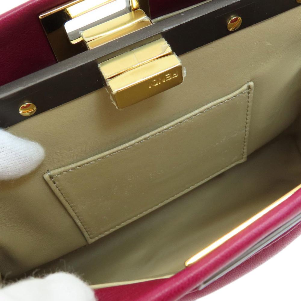 Purple Fabric Fendi Peekaboo