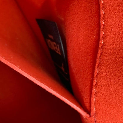 Red Canvas Fendi Shoulder Bag