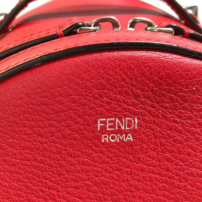 Red Leather Fendi Backpack