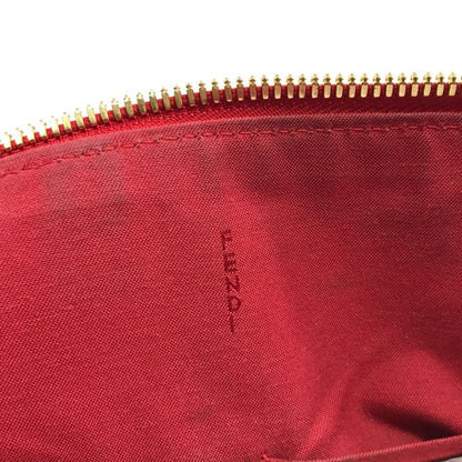 Red Leather Fendi Shoulder Bag