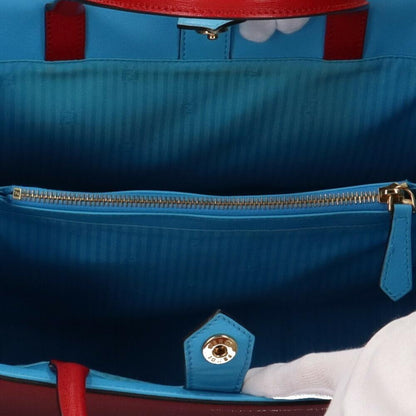 Red Leather Fendi Tote