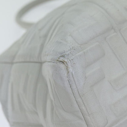 White Leather Fendi Handbag
