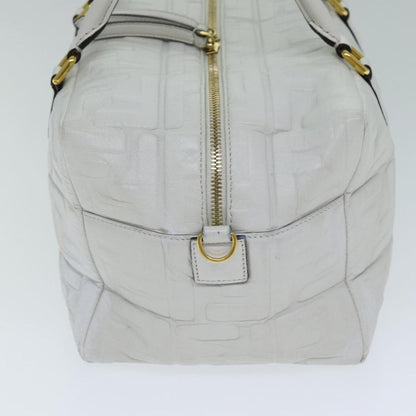 White Leather Fendi Handbag