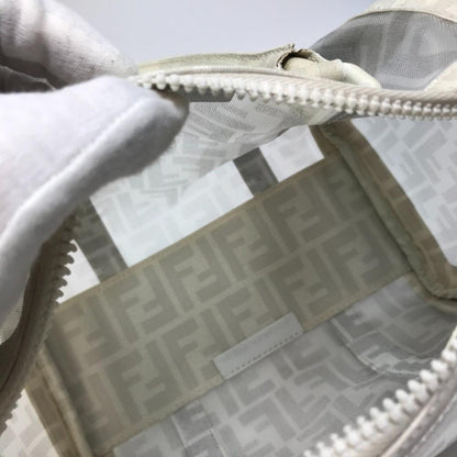 White Leather Fendi Handbag