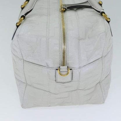 White Leather Fendi Handbag