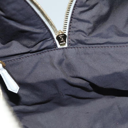 White Leather Fendi Handbag