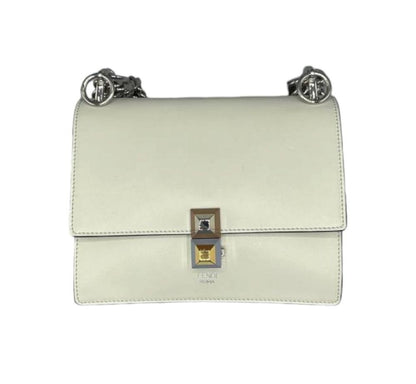 White Leather Fendi Kan I F