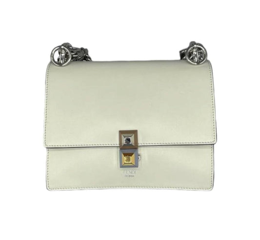 White Leather Fendi Kan I F