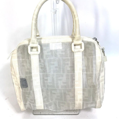 White Leather Fendi Handbag