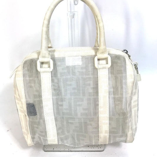 White Leather Fendi Handbag