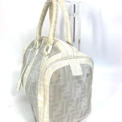 White Leather Fendi Handbag