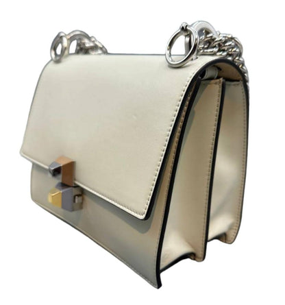 White Leather Fendi Kan I F