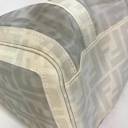 White Leather Fendi Handbag