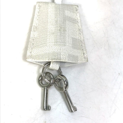 White Leather Fendi Handbag