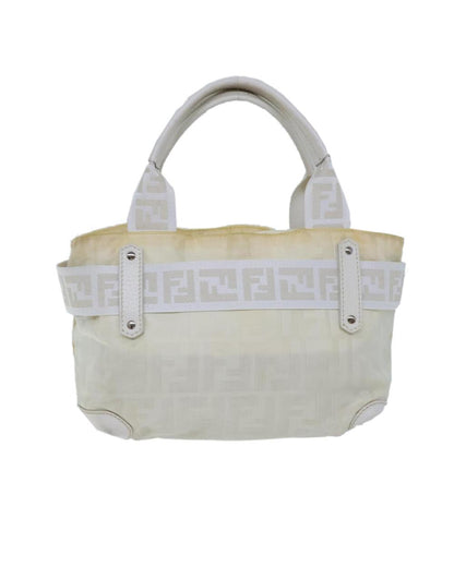 White Nylon Fendi Baguette