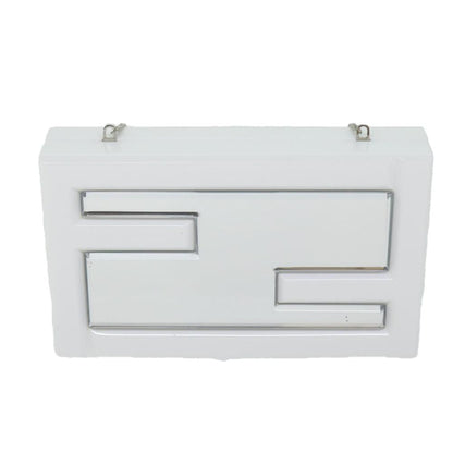 White Plastic Fendi Shoulder Bag
