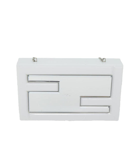 White Plastic Fendi Baguette