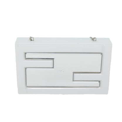 White Plastic Fendi Shoulder Bag