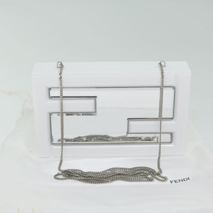 White Plastic Fendi Shoulder Bag