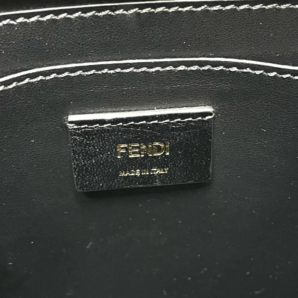 Yellow Leather Fendi Shoulder Bag