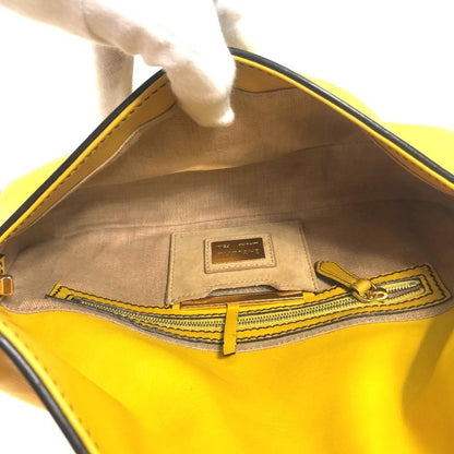 Yellow Leather Fendi Handbag