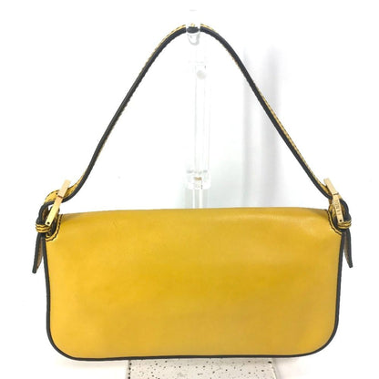 Yellow Leather Fendi Handbag