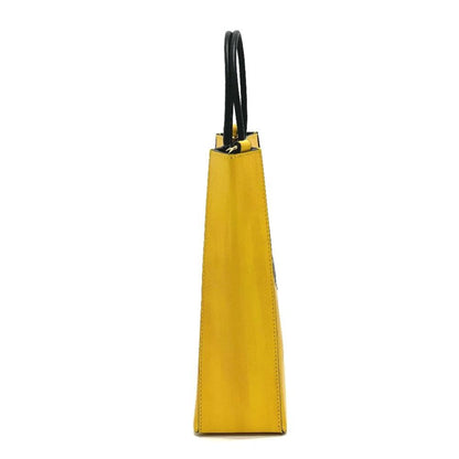 Yellow Leather Fendi Shoulder Bag