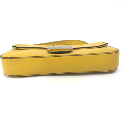 Yellow Leather Fendi Handbag